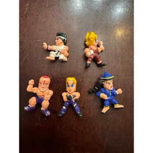 Vintage Virtua Fighter Mini Figures Lot of 5 Capcom PVC Arcade